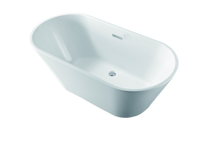 Ванна акриловая Aquatek ХОРСА AQ-5776 170х75 отдельностоящая овальная с ножками